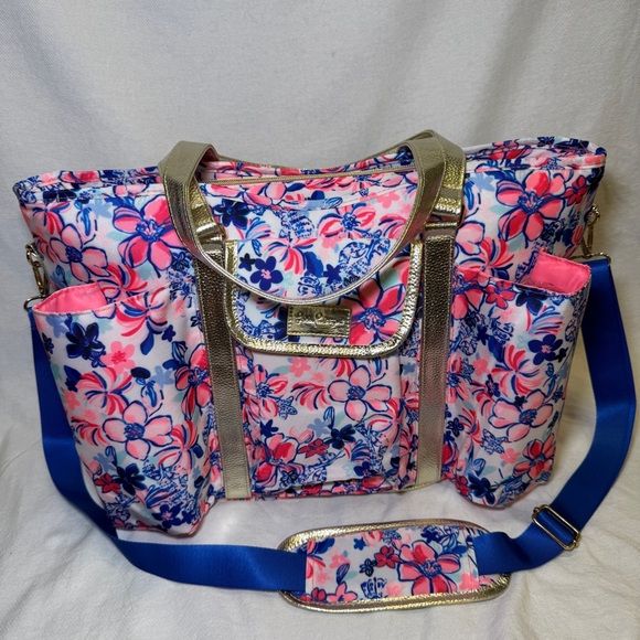 Lily Pulitzer Party Like a‎ Lobstar Insulated Beach Tote - Picture 1 of 14